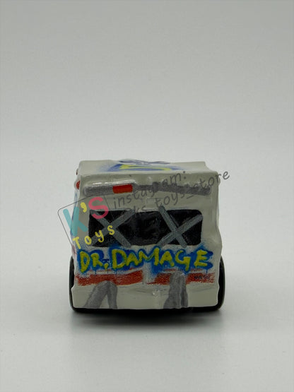 Loose Mini Racers Pixar Disney Cars, DR DAMAGE - in MINT/NEAR MINT Condition