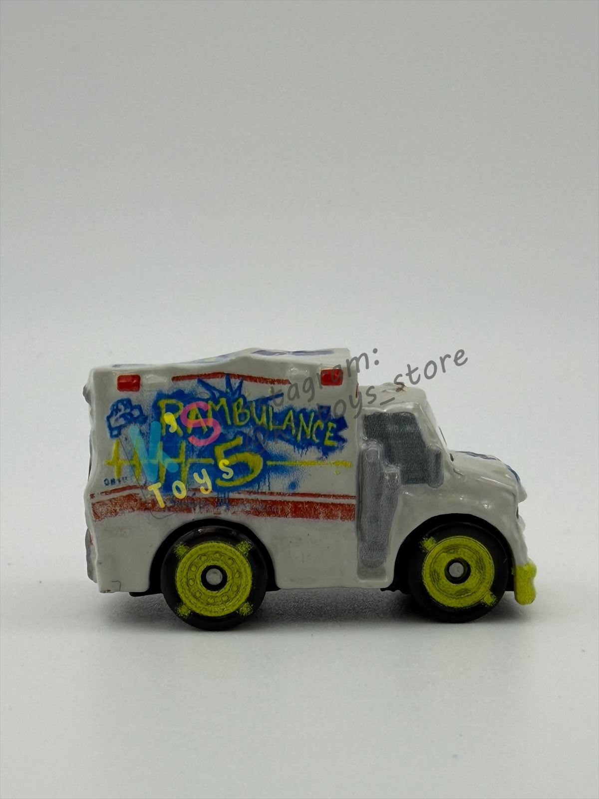 Loose Mini Racers Pixar Disney Cars, DR DAMAGE - in MINT/NEAR MINT Condition