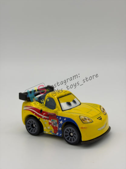 Loose Mini Racers Pixar Disney Cars, JEFF GORVETTE - Mint / Near Mint Condition