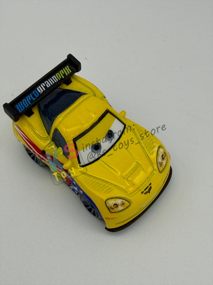 Loose Mini Racers Pixar Disney Cars, JEFF GORVETTE - Mint / Near Mint Condition