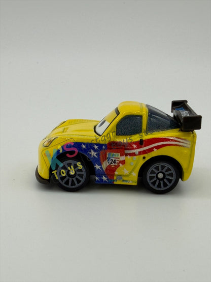 Loose Mini Racers Pixar Disney Cars, JEFF GORVETTE - Mint / Near Mint Condition