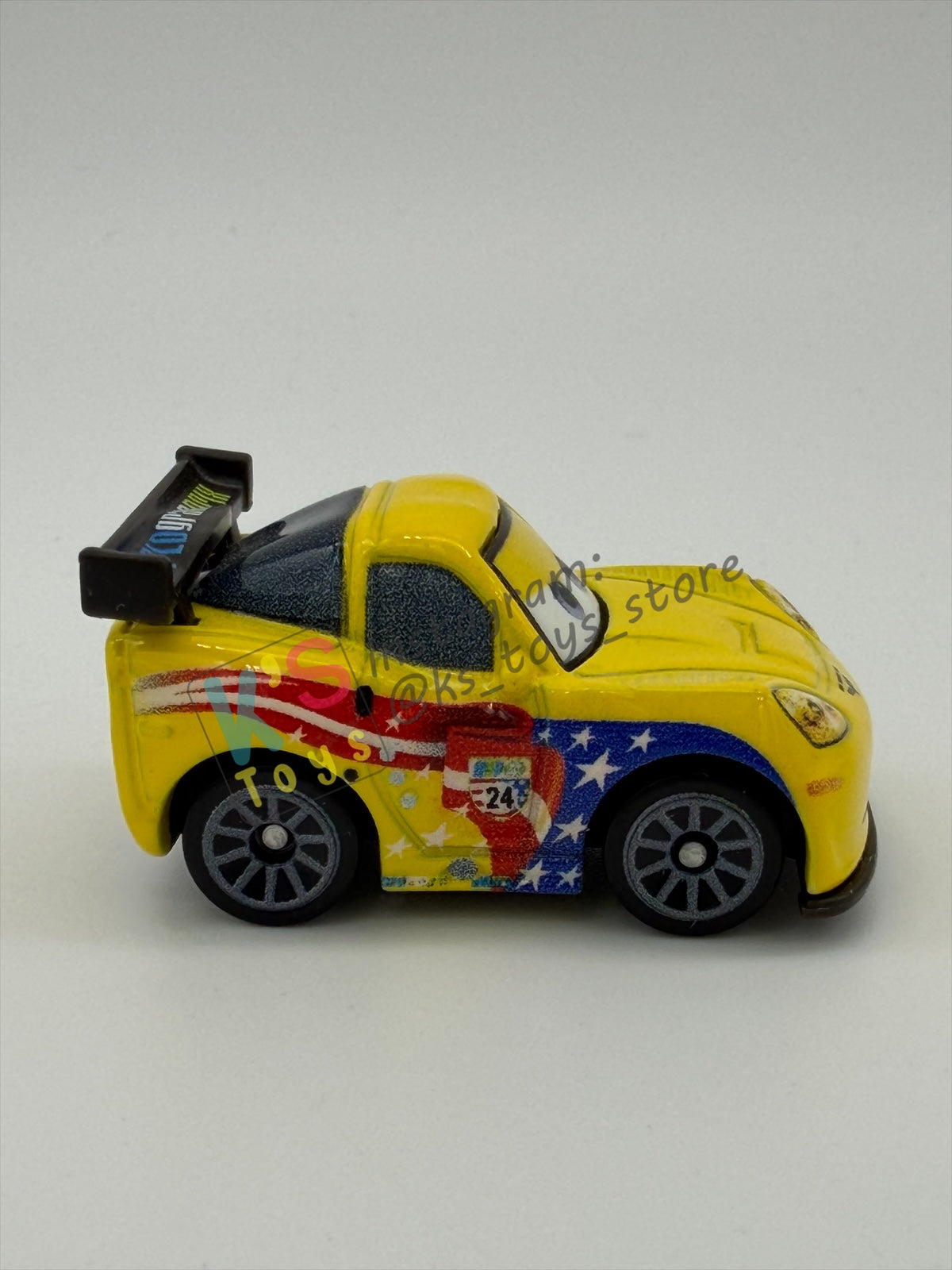 Loose Mini Racers Pixar Disney Cars, JEFF GORVETTE - Mint / Near Mint Condition
