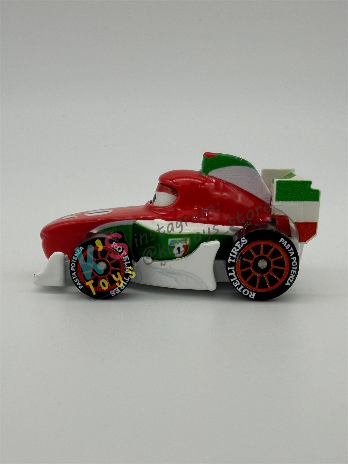 Loose Mini Racers Pixar Disney Cars, FRANCESCO BERNOULLI - Mint / Near Mint Condition