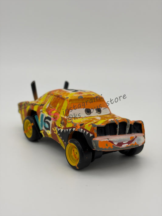 PRE-OWNED / LOOSE DISNEY PIXAR CARS - "PUSHOVER" THUNDER HOLLOW SERIES - PLAYED CONDITION - READ DESCRIPTION!!!!!!