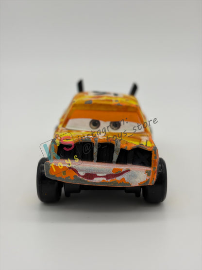 PRE-OWNED / LOOSE DISNEY PIXAR CARS - "PUSHOVER" THUNDER HOLLOW SERIES - PLAYED CONDITION - READ DESCRIPTION!!!!!!