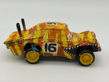 PRE-OWNED / LOOSE DISNEY PIXAR CARS - "PUSHOVER" THUNDER HOLLOW SERIES - PLAYED CONDITION - READ DESCRIPTION!!!!!!