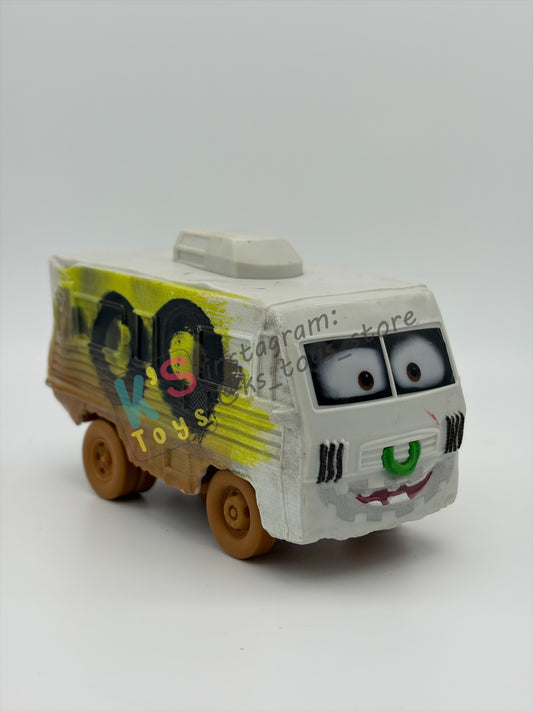 PRE-OWNED / LOOSE DISNEY PIXAR CARS - "ARVY CRASHER 8" THUNDER HOLLOW SERIES - GOOD CONDITION - READ DESCRIPTION!!!!!!