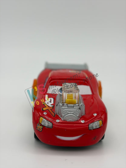 PRE-OWNED / LOOSE DISNEY PIXAR CARS - "DRAG RACING LIGHTNING MCQUEEN" DRAG RACING SERIES - GOOD CONDITION - READ DESCRIPTION!!!!!!
