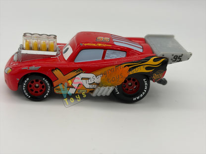 PRE-OWNED / LOOSE DISNEY PIXAR CARS - "DRAG RACING LIGHTNING MCQUEEN" DRAG RACING SERIES - GOOD CONDITION - READ DESCRIPTION!!!!!!