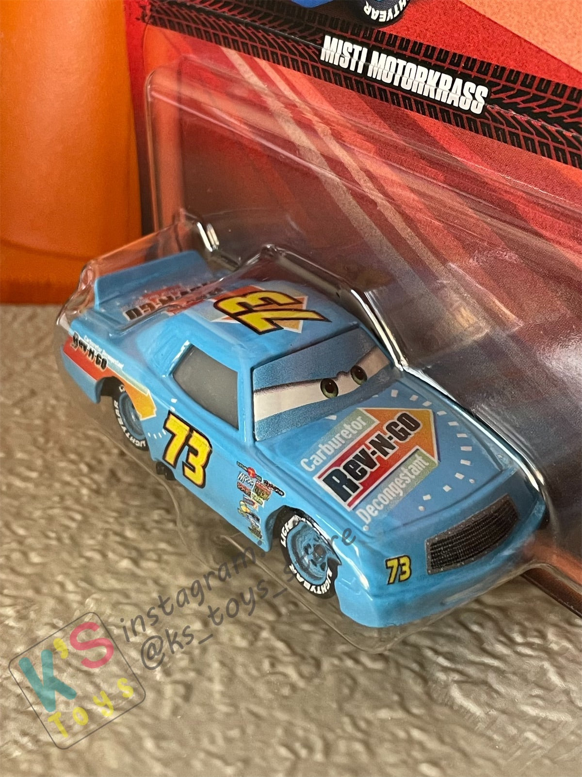 DISNEY PIXAR CARS BY MATTEL - "MISTI MOTORKASS" 2023 RE-RELEASED - BNIP