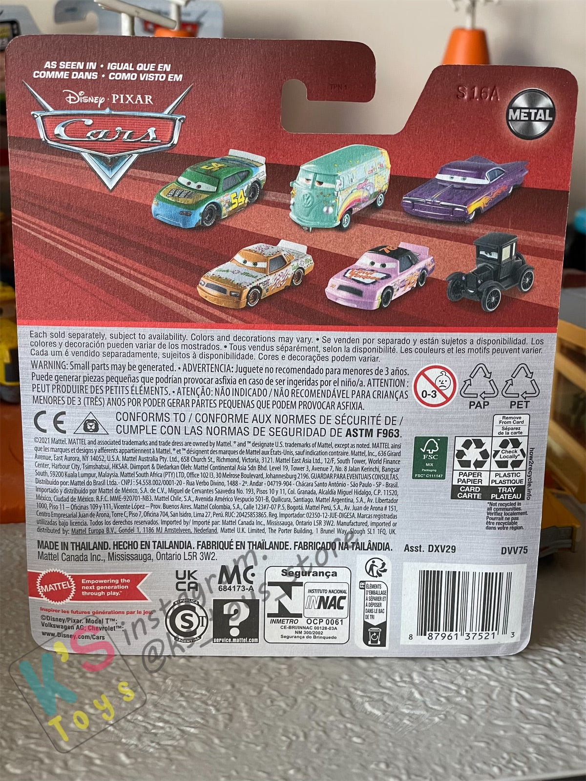 DISNEY PIXAR CARS BY MATTEL - "MISTI MOTORKASS" 2023 RE-RELEASED - BNIP
