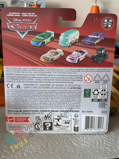 DISNEY PIXAR CARS BY MATTEL - "MISTI MOTORKASS" 2023 RE-RELEASED - BNIP