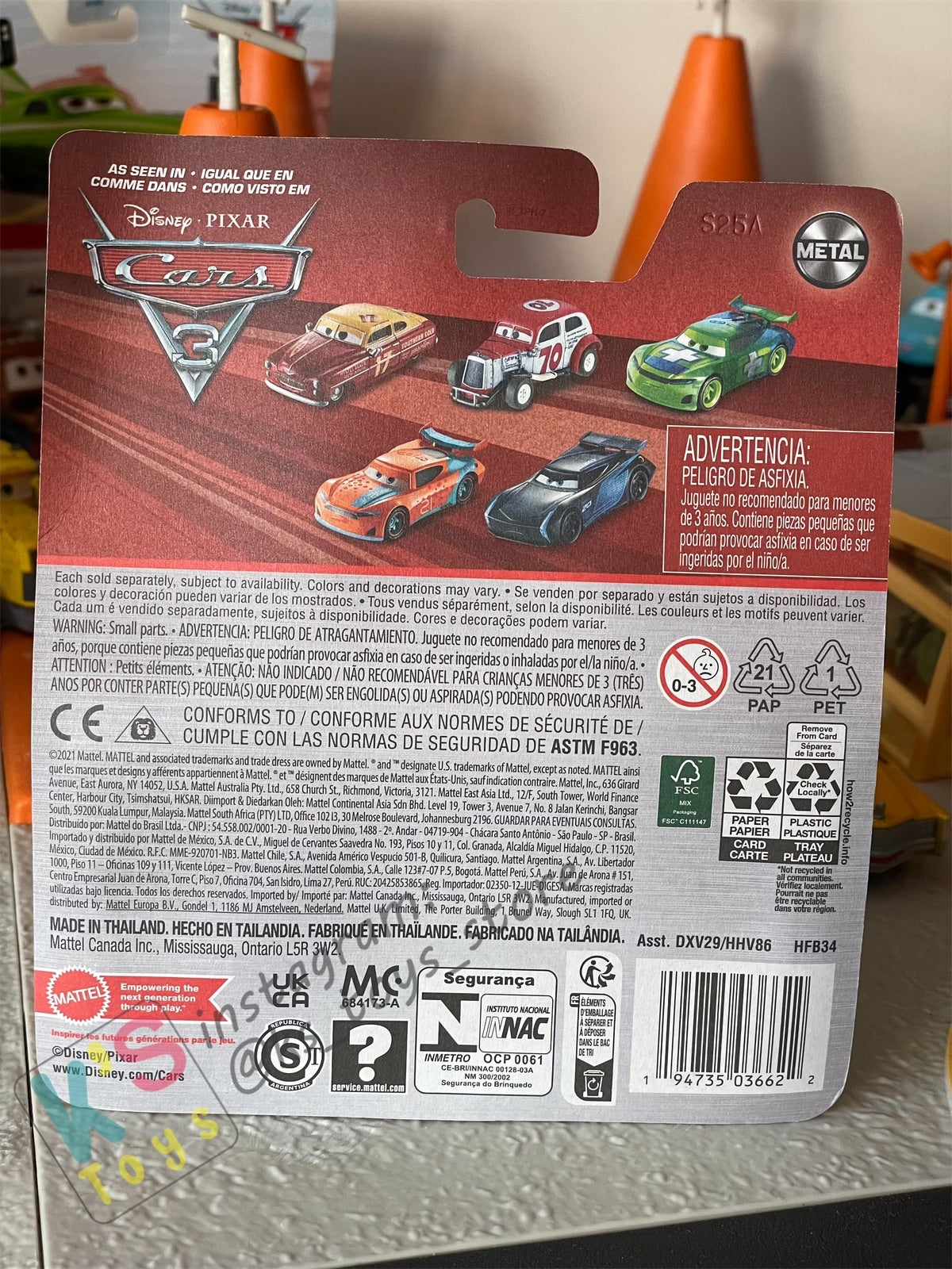 Disney Pixar Cars by MATTEL, BRAKER BOGGS - CASE L 2023 - BNIP