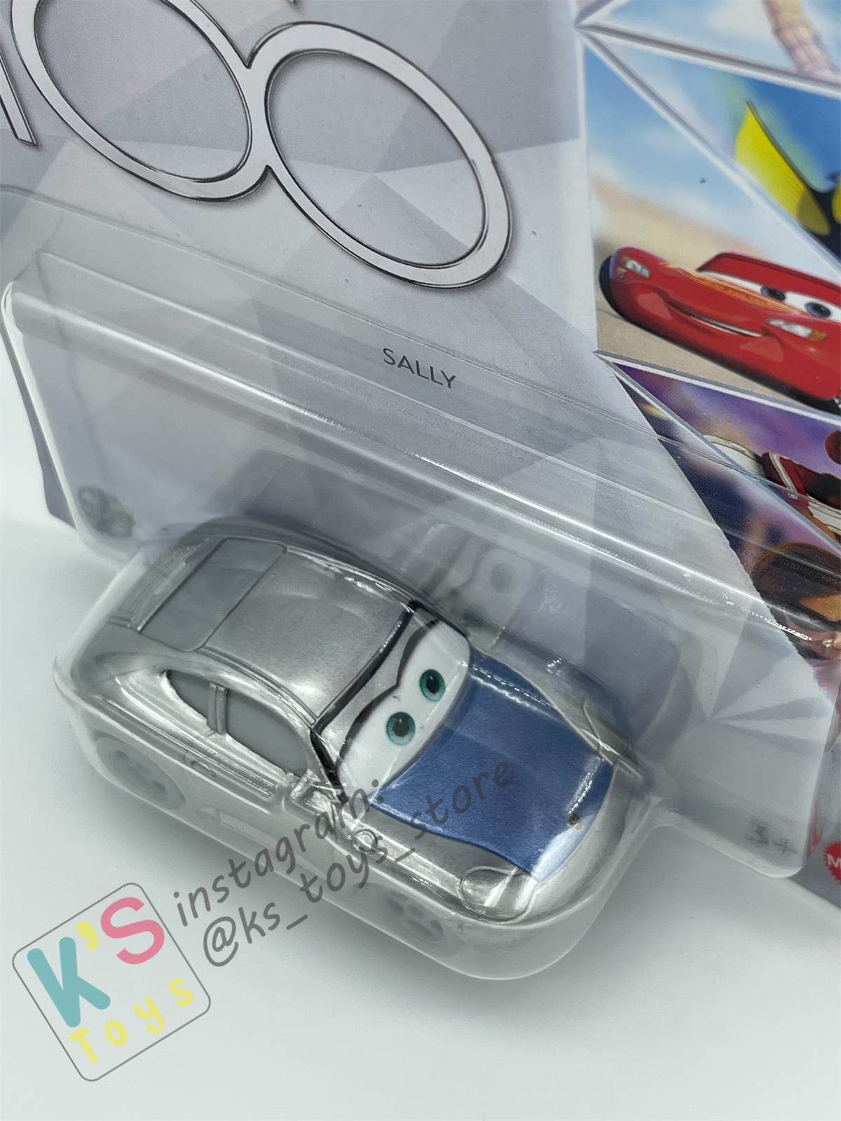 DISNEY PIXAR CARS BY MATTEL - "SILVER SALLY" 100 YEARS DISNEY ANNIVERSARY 2023 NEW RELEASE - BNIP