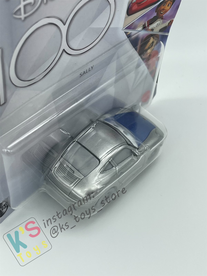 DISNEY PIXAR CARS BY MATTEL - "SILVER SALLY" 100 YEARS DISNEY ANNIVERSARY 2023 NEW RELEASE - BNIP