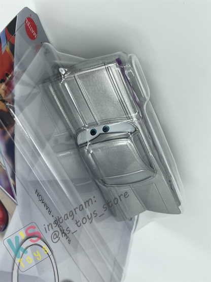 DISNEY PIXAR CARS BY MATTEL - "SILVER RAMONE" 100 YEARS DISNEY ANNIVERSARY 2023 NEW RELEASE - BNIP
