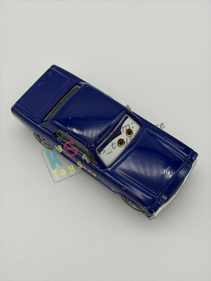 PRE-OWNED / LOOSE DISNEY PIXAR CARS - "BRENT MUSTANGBURGER" CARS 2 SERIES - PLAYED IN GOOD CONDITION