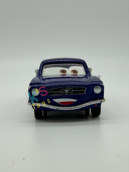 PRE-OWNED / LOOSE DISNEY PIXAR CARS - "BRENT MUSTANGBURGER" CARS 2 SERIES - PLAYED IN GOOD CONDITION