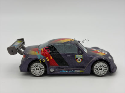 FREE ITEM!!! PRE-OWNED / LOOSE DISNEY PIXAR CARS BY MATTEL - "MAX SCHNELLS" - CARS 2 SERIES - PLAYED CONDITION - READ DESCRIPTION!!!!!!!!!!!