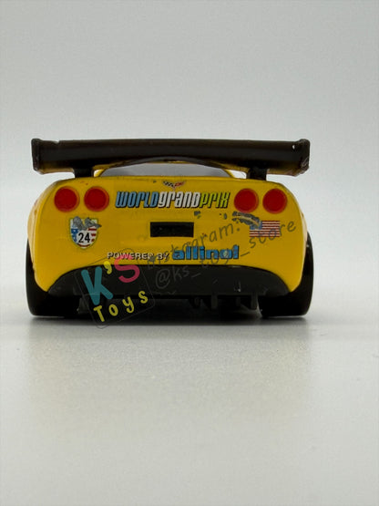 PRE-OWNED / LOOSE DISNEY PIXAR CARS BY MATTEL - "JEFF GORVETTE" - CARS 2 SERIES - NEAR MINT CONDITION - READ DESCRIPTION!!!!!!!!!!!