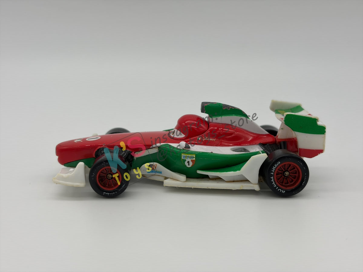 PRE-OWNED / LOOSE DISNEY PIXAR CARS - "FRANCESCO BERNOULLI" - CARS 2 - PLAYED CONDITION