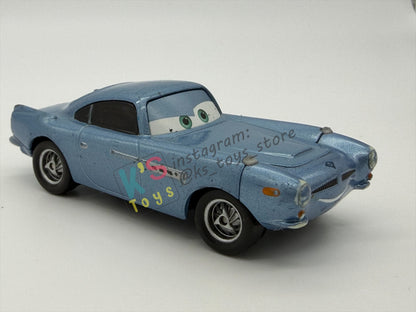 FREE ITEM!!! PRE-OWNED / LOOSE DISNEY PIXAR CARS - "FINN MCMISSILE" CARS 2 SERIES - MISSING / BROKEN BOTH SIDE MIRRORS BUT IN GOOD CONDITION