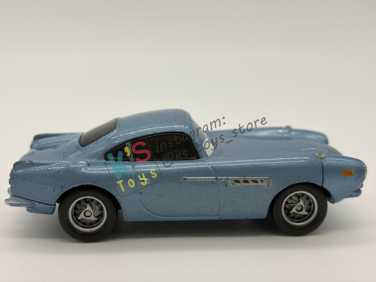 FREE ITEM!!! PRE-OWNED / LOOSE DISNEY PIXAR CARS - "FINN MCMISSILE" CARS 2 SERIES - MISSING / BROKEN BOTH SIDE MIRRORS BUT IN GOOD CONDITION