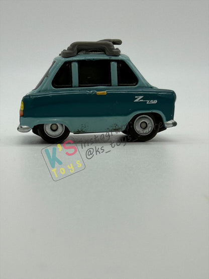 PRE-OWNED / LOOSE DISNEY PIXAR CARS - "PROFESSOR Z" - MISSING MONOCLE BUT IN CONDITION