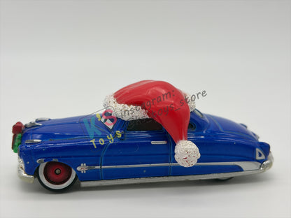 PRE-OWNED / LOOSE DISNEY PIXAR CARS - "DECKED OUT DOC HUDSON" - MATER SAVES CHRISTMAS - PLAYED IN GOOD CONDITION