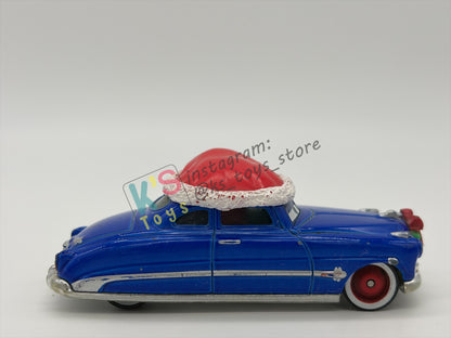 PRE-OWNED / LOOSE DISNEY PIXAR CARS - "DECKED OUT DOC HUDSON" - MATER SAVES CHRISTMAS - PLAYED IN GOOD CONDITION