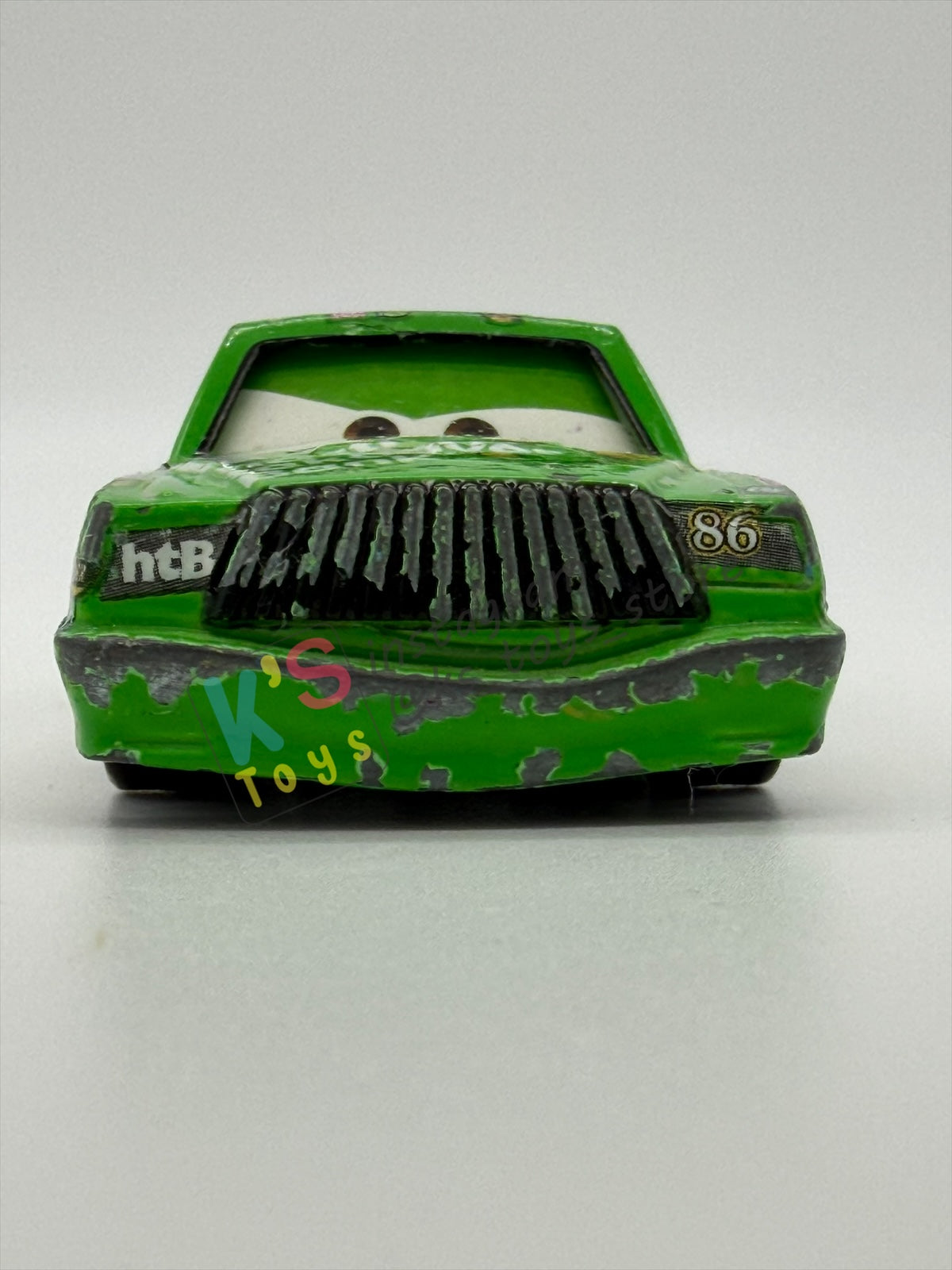 FREE ITEM!!! PRE-OWNED / LOOSE DISNEY PIXAR CARS - "CHICK HICKS" CARS SERIES - MISSING/BROKEN PART
