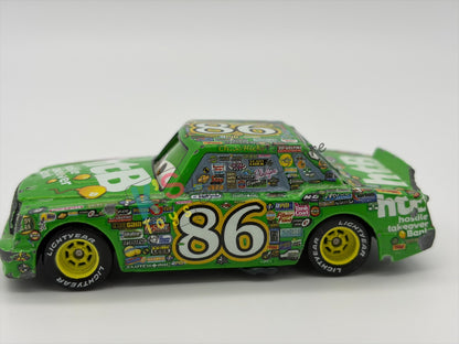 FREE ITEM!!! PRE-OWNED / LOOSE DISNEY PIXAR CARS - "CHICK HICKS" CARS SERIES - MISSING/BROKEN PART