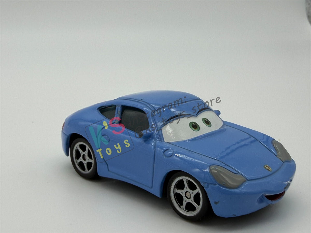 PRE-OWNED / LOOSE DISNEY PIXAR CARS BY MATTEL, "SALLY" - CARS SERIES - GOOD CONDITION - READ DESCRIPTION!!!!!!!!!!!