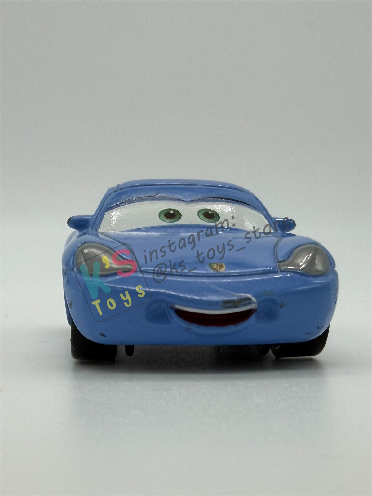 PRE-OWNED / LOOSE DISNEY PIXAR CARS BY MATTEL, "SALLY" - CARS SERIES - GOOD CONDITION - READ DESCRIPTION!!!!!!!!!!!