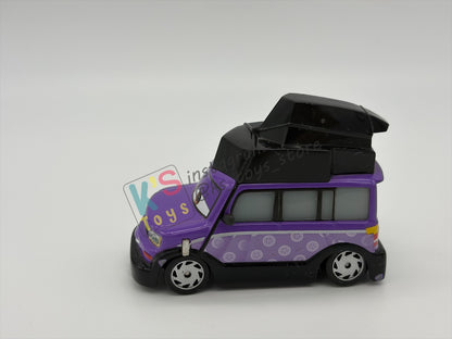 PRE-OWNED / LOOSE DISNEY PIXAR CARS BY MATTEL - "KIMURA KAIZO" CARS 2 SERIES - MISSING GUNBAI FAN IN GOOD CONDITION - READ DESCRIPTION!!!!!!!!!!