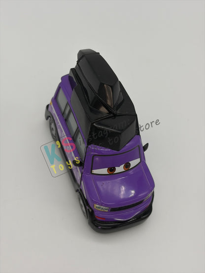 PRE-OWNED / LOOSE DISNEY PIXAR CARS BY MATTEL - "KIMURA KAIZO" CARS 2 SERIES - MISSING GUNBAI FAN IN GOOD CONDITION - READ DESCRIPTION!!!!!!!!!!