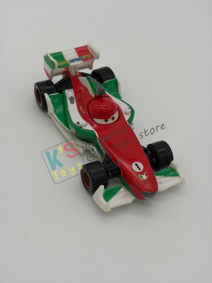 PRE-OWNED / LOOSE DISNEY PIXAR CARS - "FRANCESCO BERNOULLI" - CARS 2 - PLAYED CONDITION
