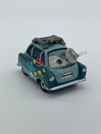 PRE-OWNED / LOOSE DISNEY PIXAR CARS 1:55 BY MATTEL - "PROFESSOR Z" CARS 2 SERIES - NEAR MINT CONDITION
