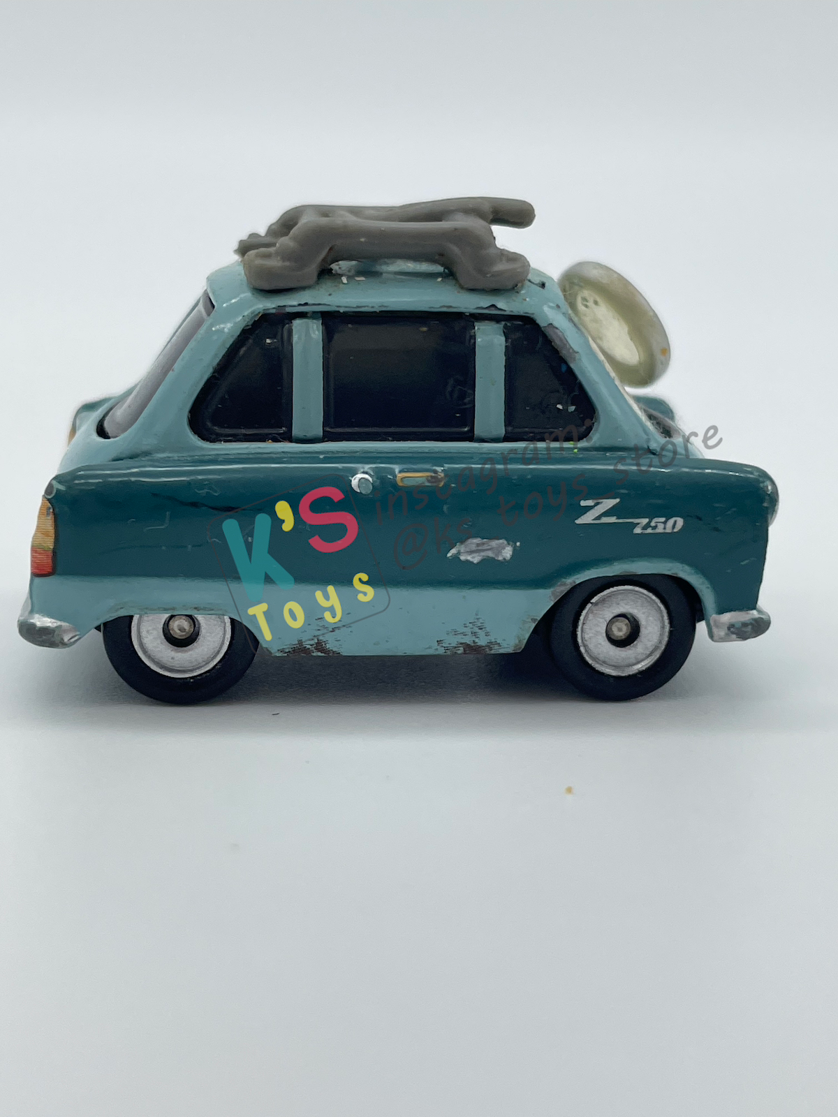 PRE-OWNED / LOOSE DISNEY PIXAR CARS 1:55 BY MATTEL - "PROFESSOR Z" CARS 2 SERIES - NEAR MINT CONDITION