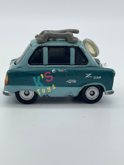 PRE-OWNED / LOOSE DISNEY PIXAR CARS 1:55 BY MATTEL - "PROFESSOR Z" CARS 2 SERIES - NEAR MINT CONDITION