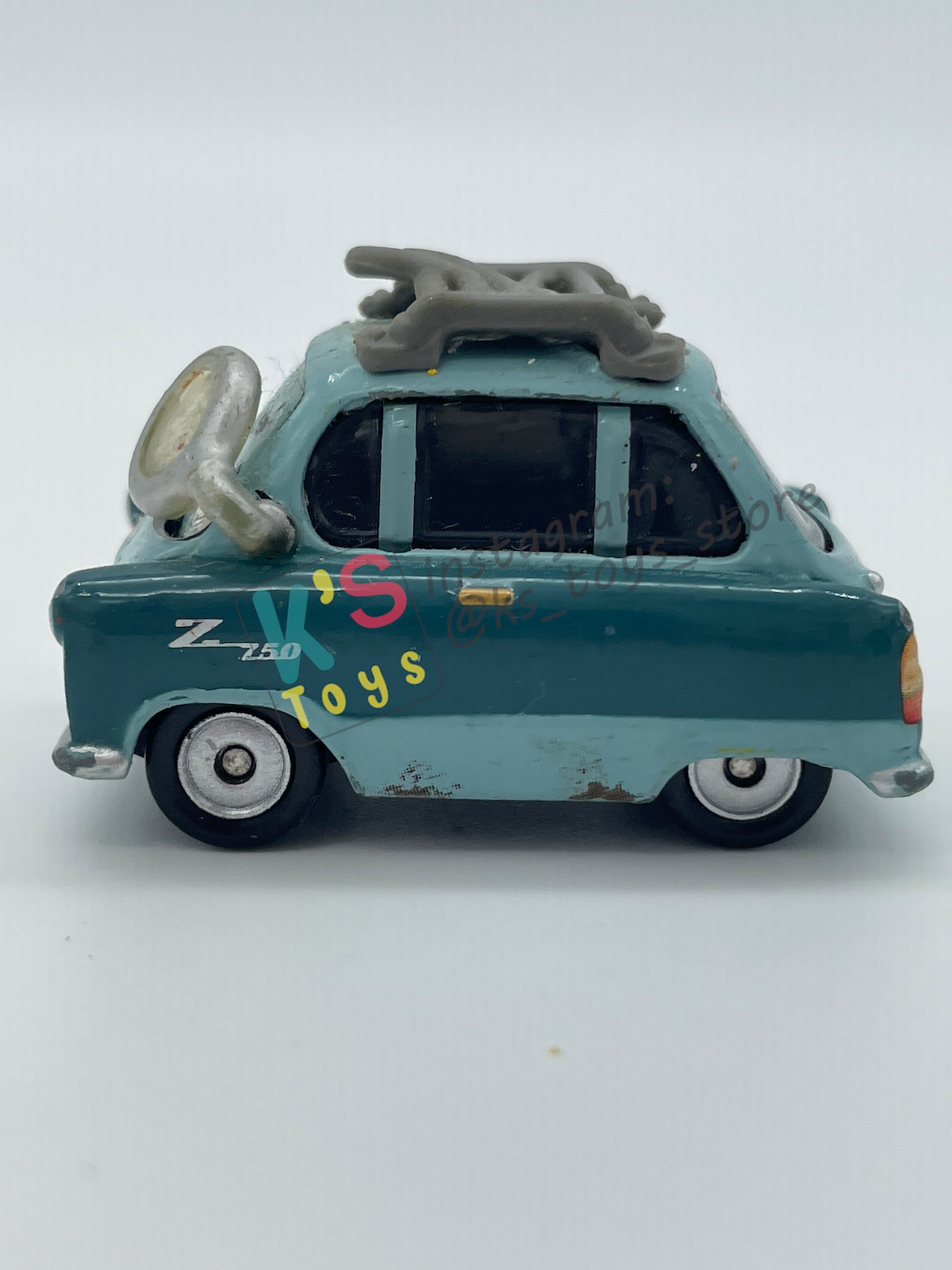 PRE-OWNED / LOOSE DISNEY PIXAR CARS 1:55 BY MATTEL - "PROFESSOR Z" CARS 2 SERIES - NEAR MINT CONDITION