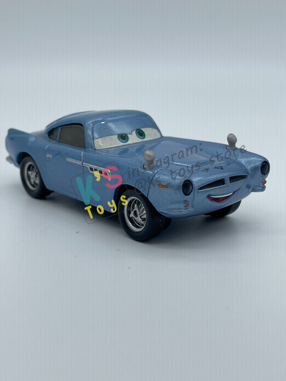 PRE-OWNED / LOOSE DISNEY PIXAR CARS BY MATTEL - "LIGHT & SOUNDS FINN MCMISSILE" - CARS 2 LIGHT & SOUNDS SERIES - GOOD CONDITION - READ DESCRIPTION!!!!!!!!!!!