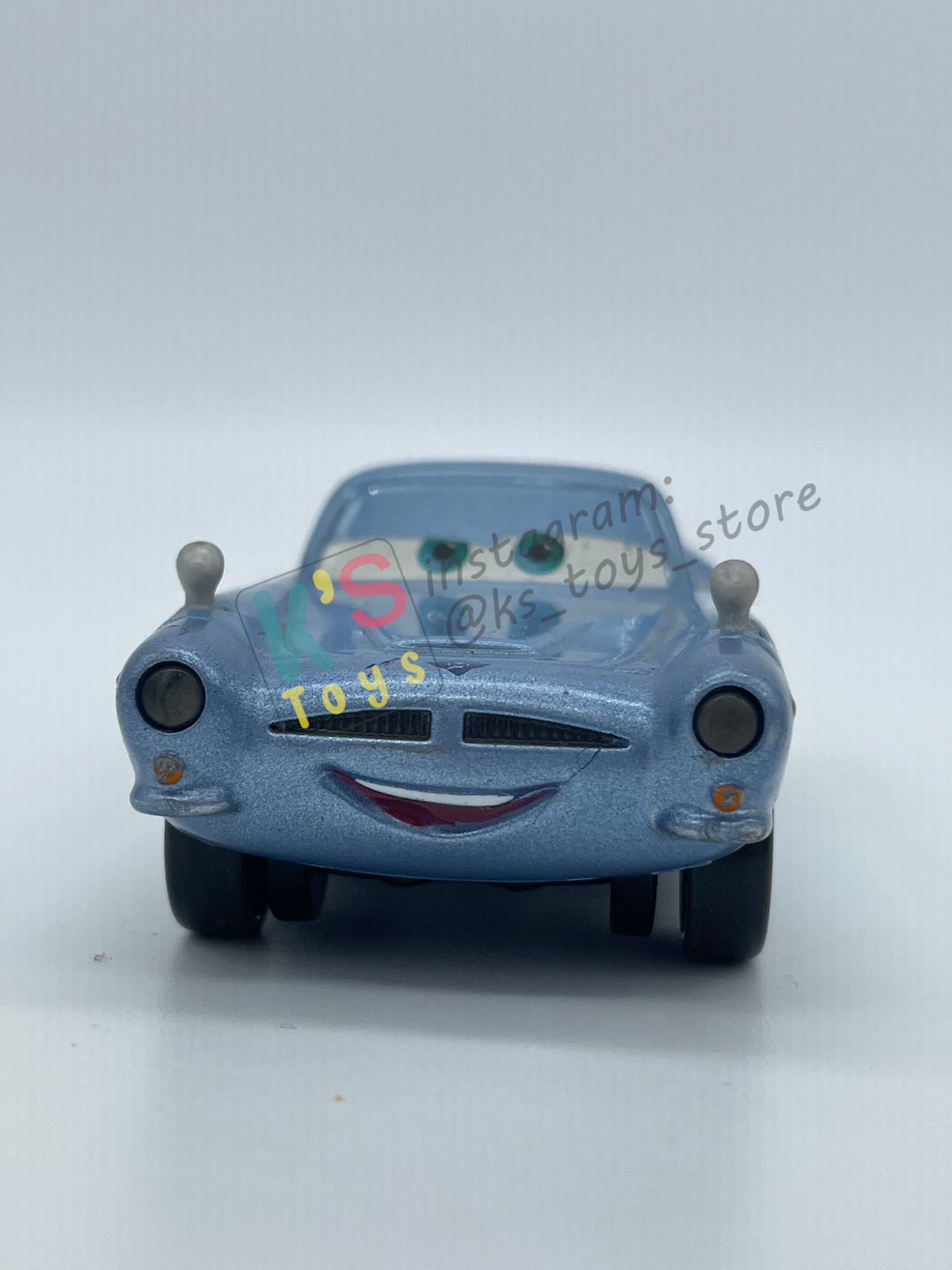 PRE-OWNED / LOOSE DISNEY PIXAR CARS BY MATTEL - "LIGHT & SOUNDS FINN MCMISSILE" - CARS 2 LIGHT & SOUNDS SERIES - GOOD CONDITION - READ DESCRIPTION!!!!!!!!!!!