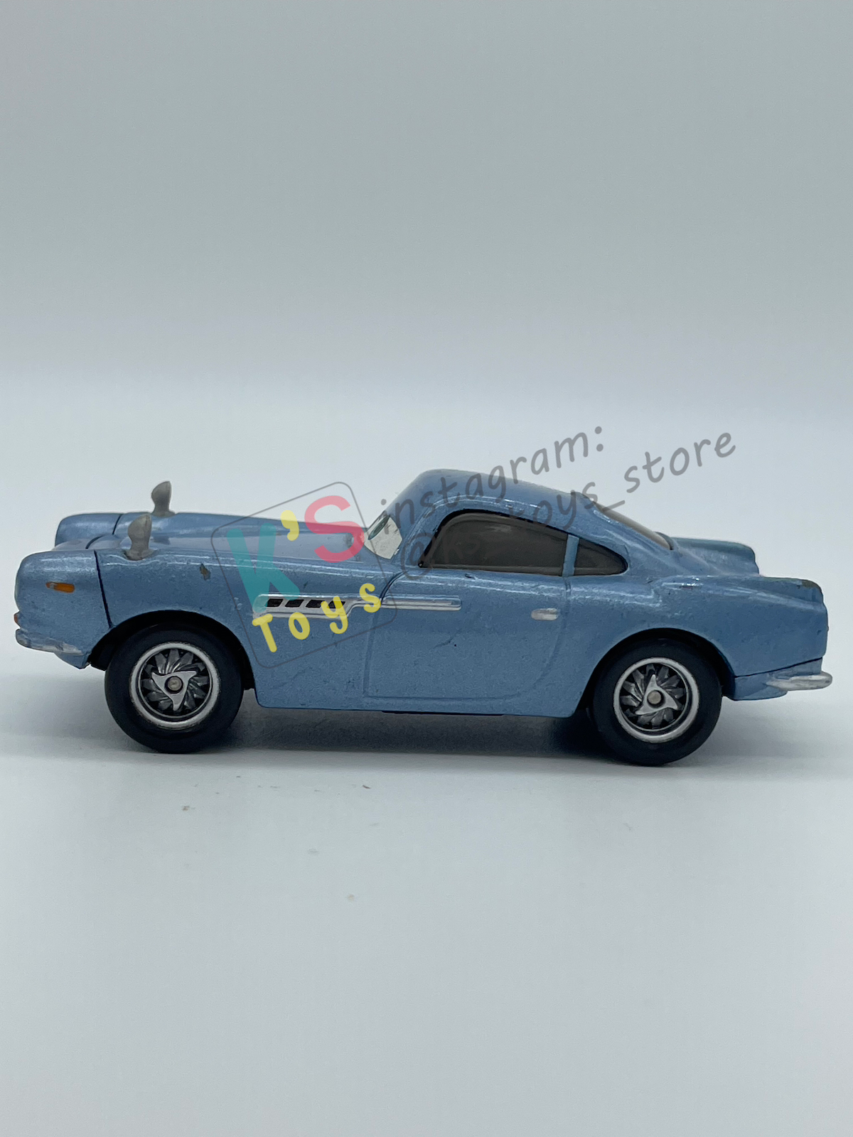 PRE-OWNED / LOOSE DISNEY PIXAR CARS BY MATTEL - "LIGHT & SOUNDS FINN MCMISSILE" - CARS 2 LIGHT & SOUNDS SERIES - GOOD CONDITION - READ DESCRIPTION!!!!!!!!!!!
