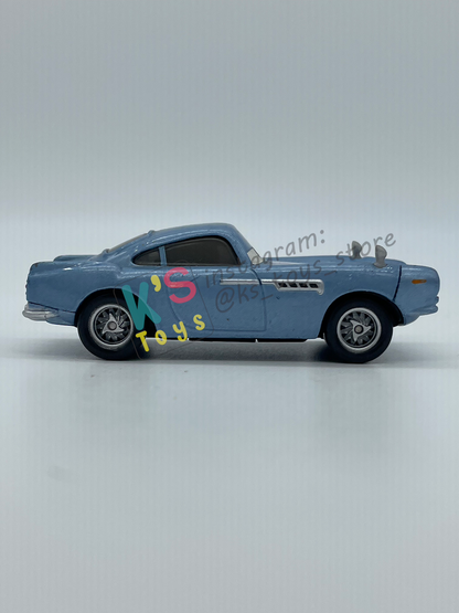 PRE-OWNED / LOOSE DISNEY PIXAR CARS BY MATTEL - "LIGHT & SOUNDS FINN MCMISSILE" - CARS 2 LIGHT & SOUNDS SERIES - GOOD CONDITION - READ DESCRIPTION!!!!!!!!!!!