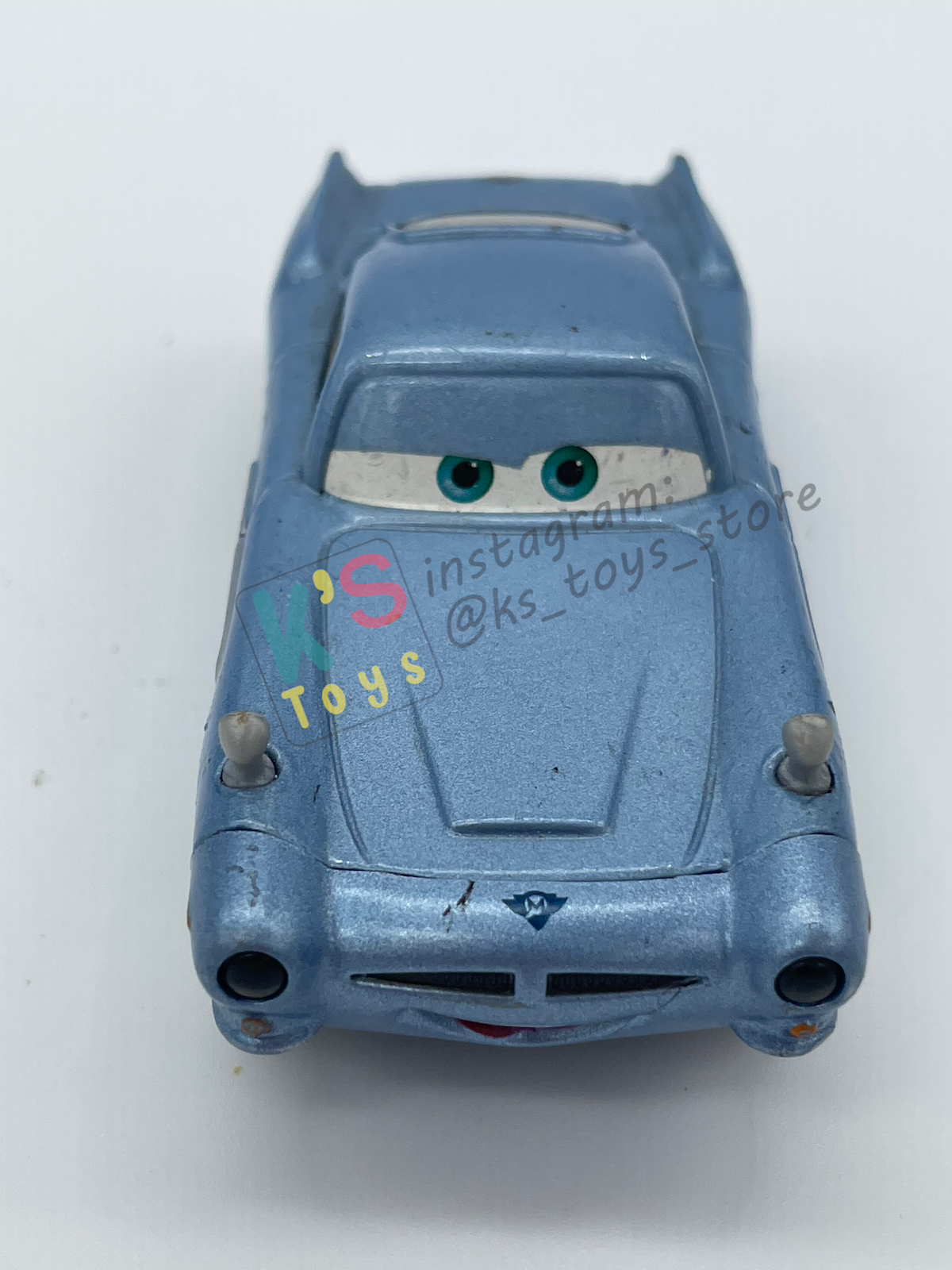 PRE-OWNED / LOOSE DISNEY PIXAR CARS BY MATTEL - "LIGHT & SOUNDS FINN MCMISSILE" - CARS 2 LIGHT & SOUNDS SERIES - GOOD CONDITION - READ DESCRIPTION!!!!!!!!!!!