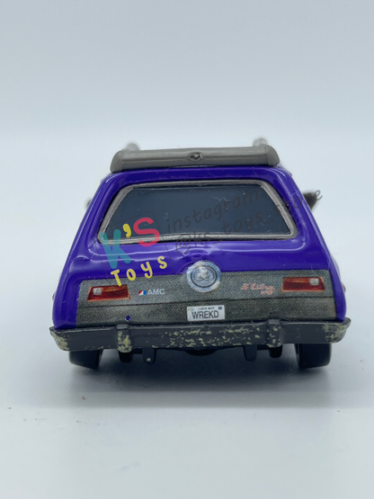 PRE-OWNED / LOOSE DISNEY PIXAR CARS 1:55 BY MATTEL - "DON CRUMLIN (BROWN EYES VARIANT)" CARS 2 LONDON CHASE SERIES - NEAR MINT CONDITION