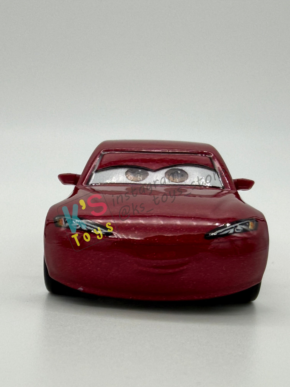 PRE-OWNED / LOOSE DISNEY PIXAR CARS - "NATALIE CERTAIN (VARIANT)" CARS 3 SERIES - MINT / NEAR MINT CONDITION