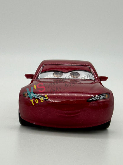 PRE-OWNED / LOOSE DISNEY PIXAR CARS - "NATALIE CERTAIN (VARIANT)" CARS 3 SERIES - MINT / NEAR MINT CONDITION