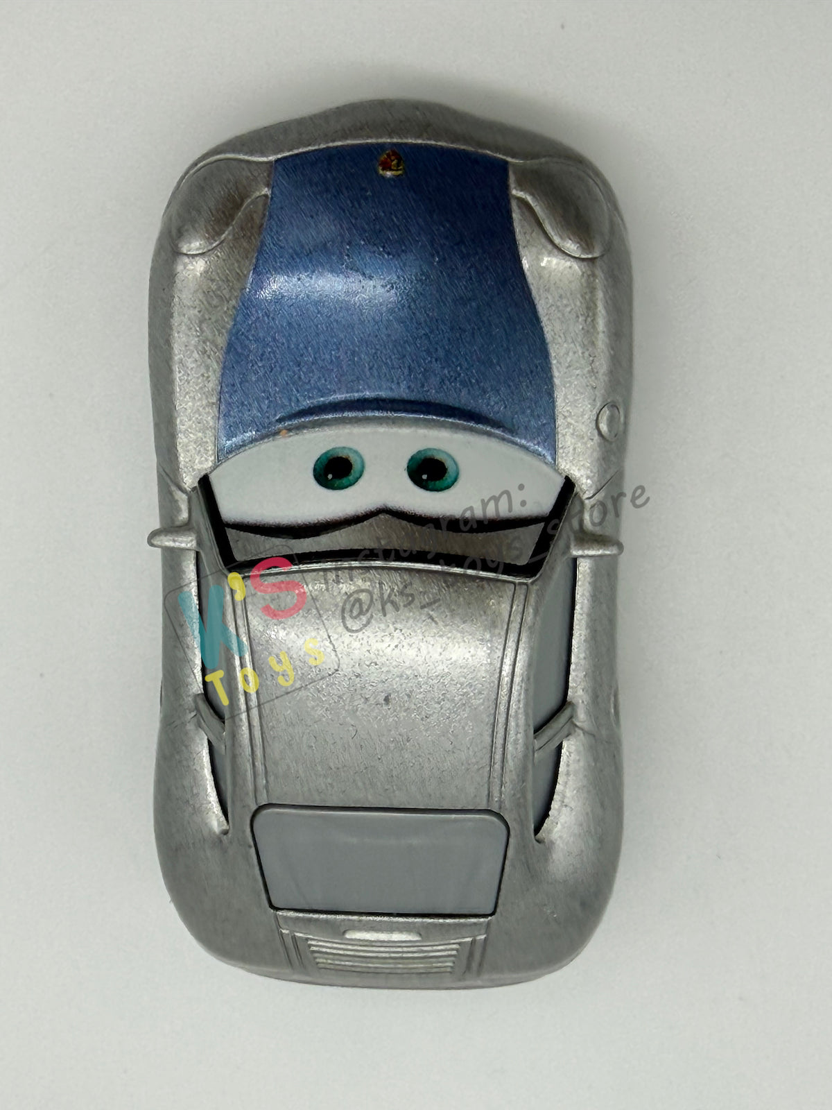 PRE-OWNED / LOOSE DISNEY PIXAR CARS - "SALLY DISNEY 100 YEAR SILVER" DISNEY 100 YEAR SERIES - MINT / NEAR MINT CONDITION
